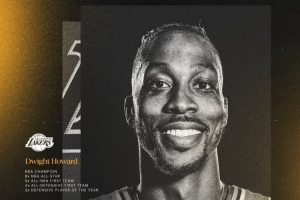 开云官网-湖人官方祝贺霍华德：冠军得主 防守核心 8次全明星 现在—名人堂