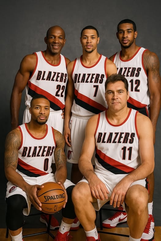 美媒晒开拓者队史最佳阵🌟 利拉德&amp;罗伊&amp;滑翔机&amp;阿德&amp;萨博尼斯